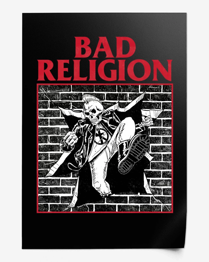 Print Bad Religion Break the Wall