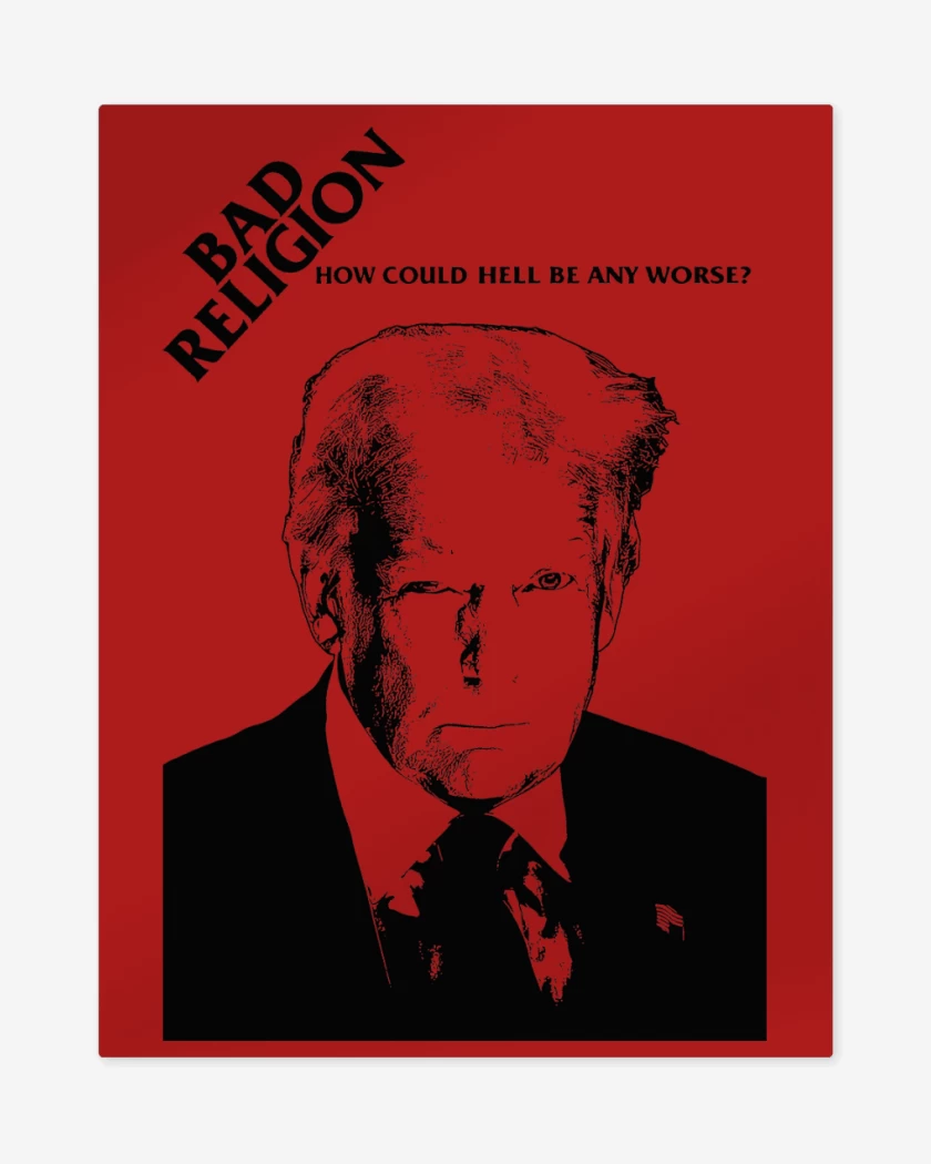 Print metalico Bad Religion Any Worse