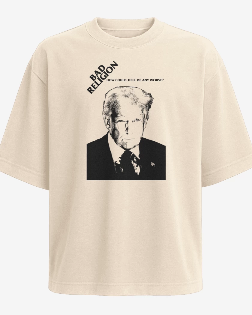 Polera Oversize Bad Religion Any Worse