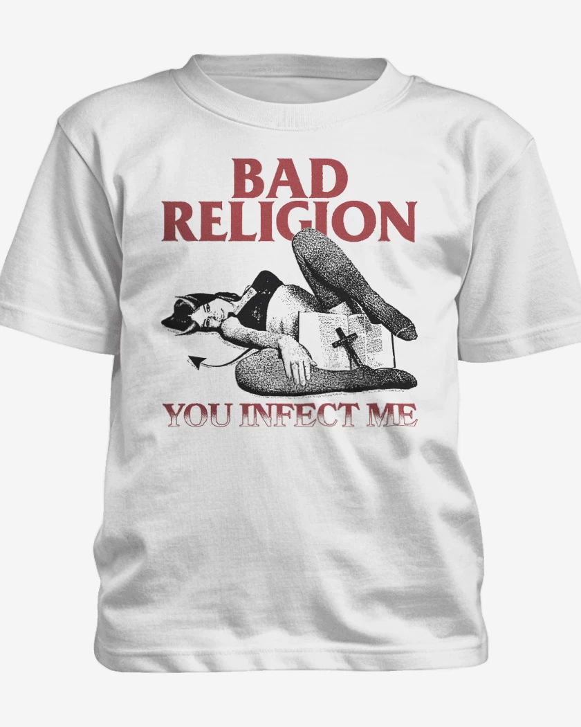Polera de niño Blanco de Bad Religion You Infect Me