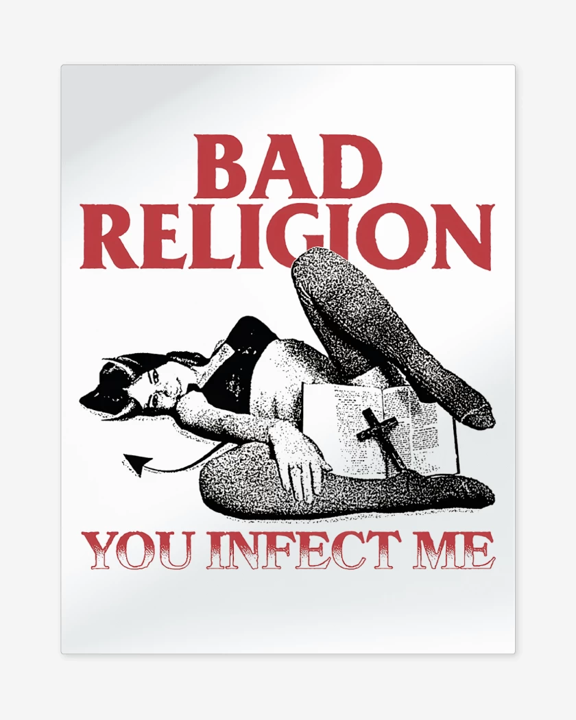 Print metalico Blanco de Bad Religion You Infect Me