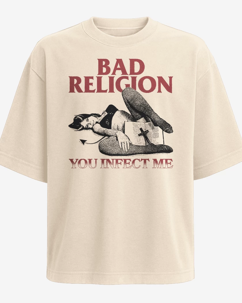 Polera Oversize Bad Religion You Infect Me
