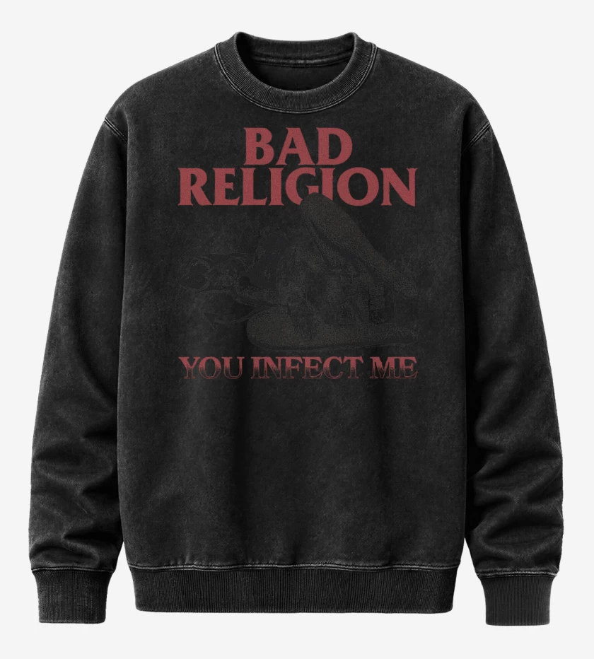 Poleron Polo Acid Wash Bad Religion You Infect Me