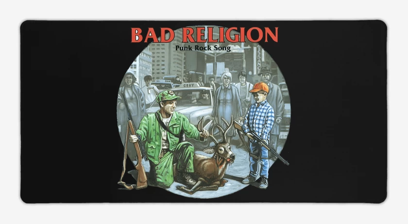 Mouse pad Gamer Bad Religion Punk Rock Song