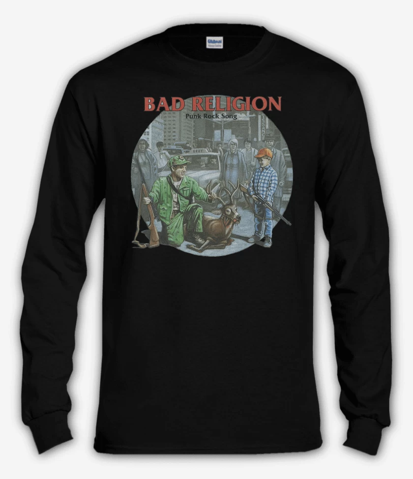 Polera manga larga Bad Religion Punk Rock Song