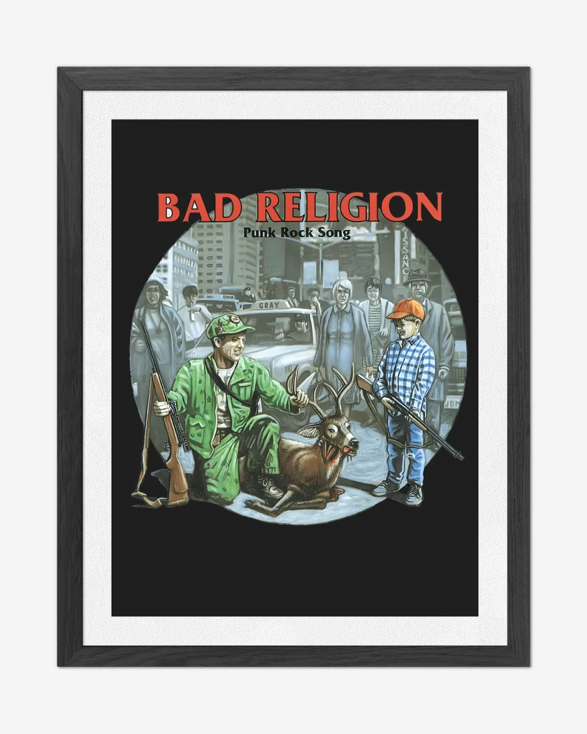 Cuadro decorativo Bad Religion Punk Rock Song