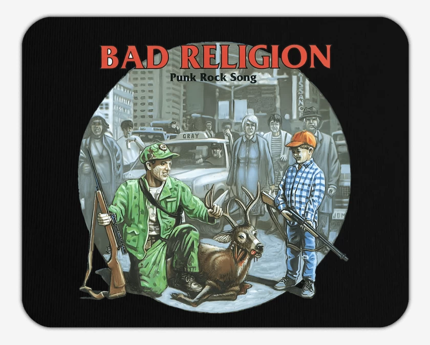 Mousepad Bad Religion Punk Rock Song