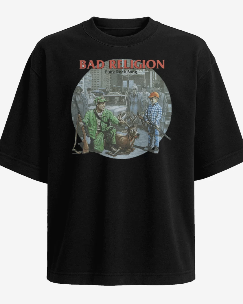 Polera Oversize Bad Religion Punk Rock Song