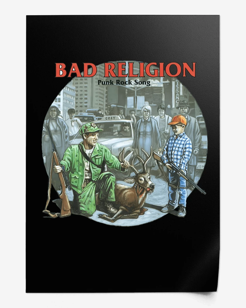 Print Bad Religion Punk Rock Song