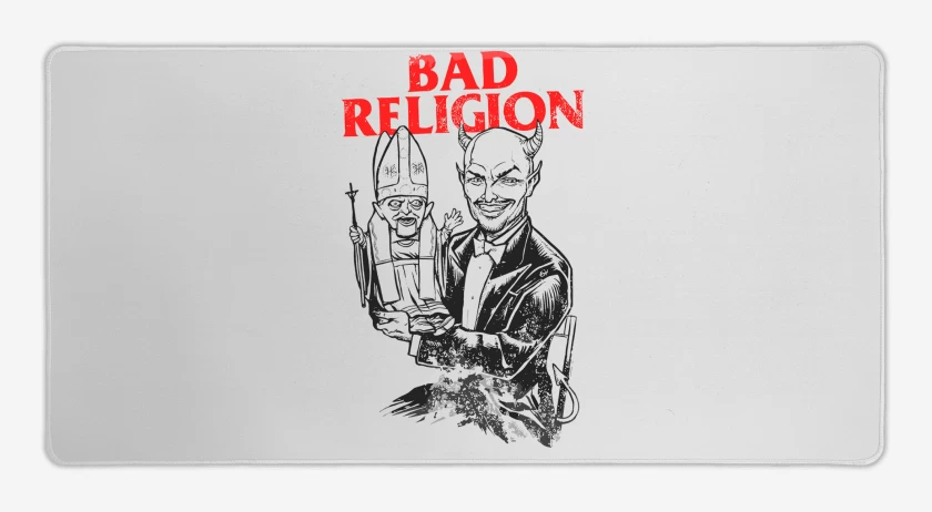 Mouse pad Gamer Blanco de Bad Religion Puppet