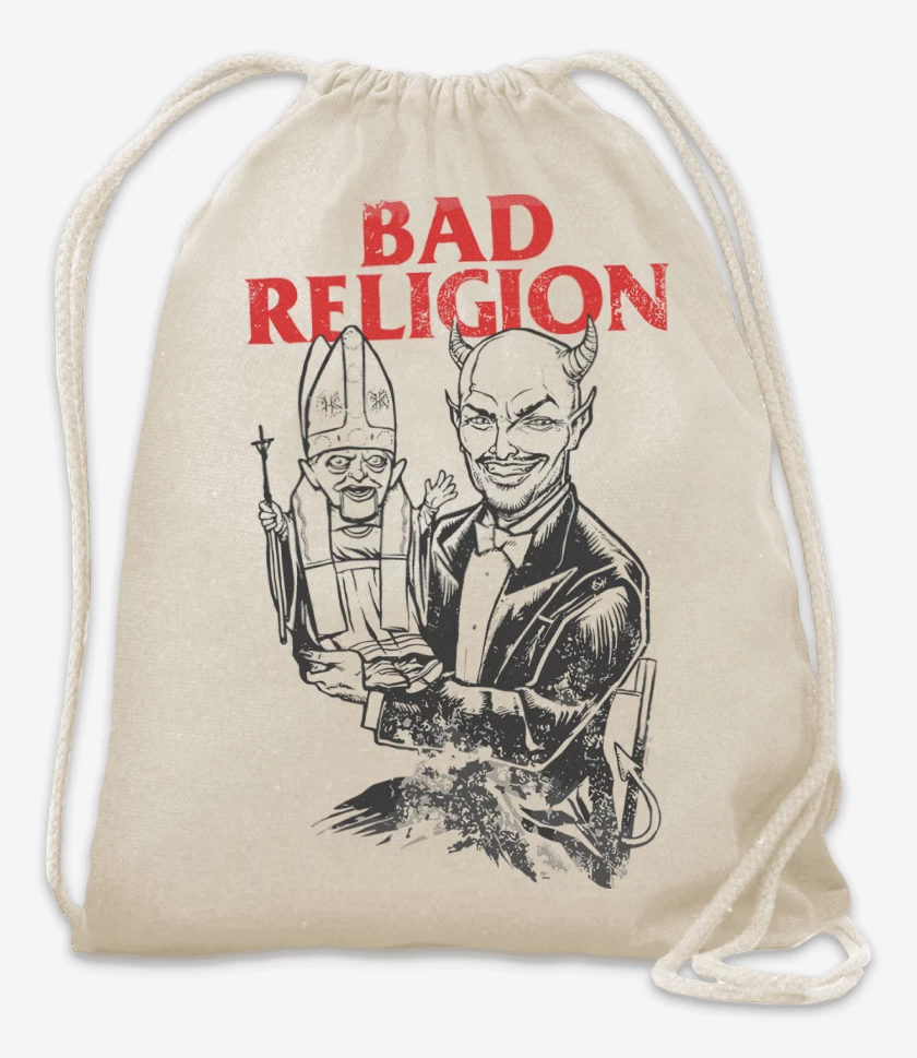 Mochila Blanco de Bad Religion Puppet