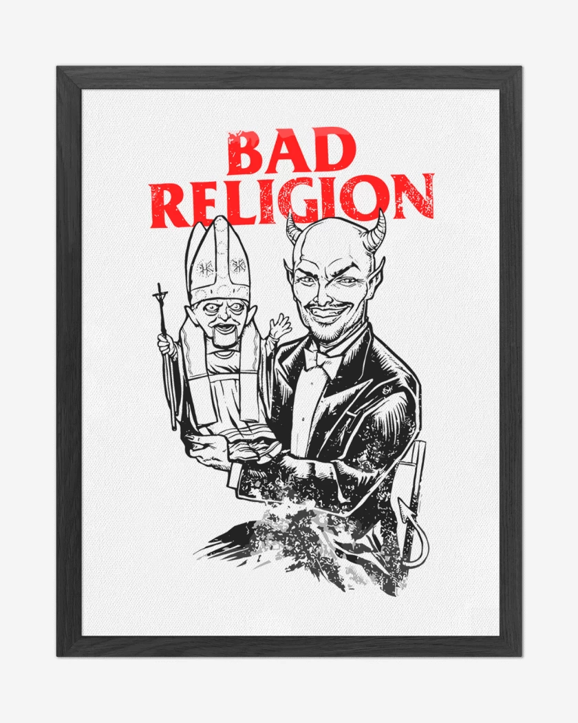Cuadro decorativo Blanco de Bad Religion Puppet