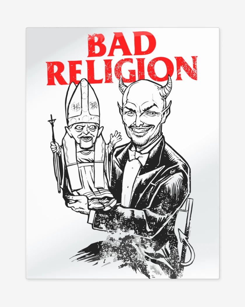 Print metalico Bad Religion Puppet