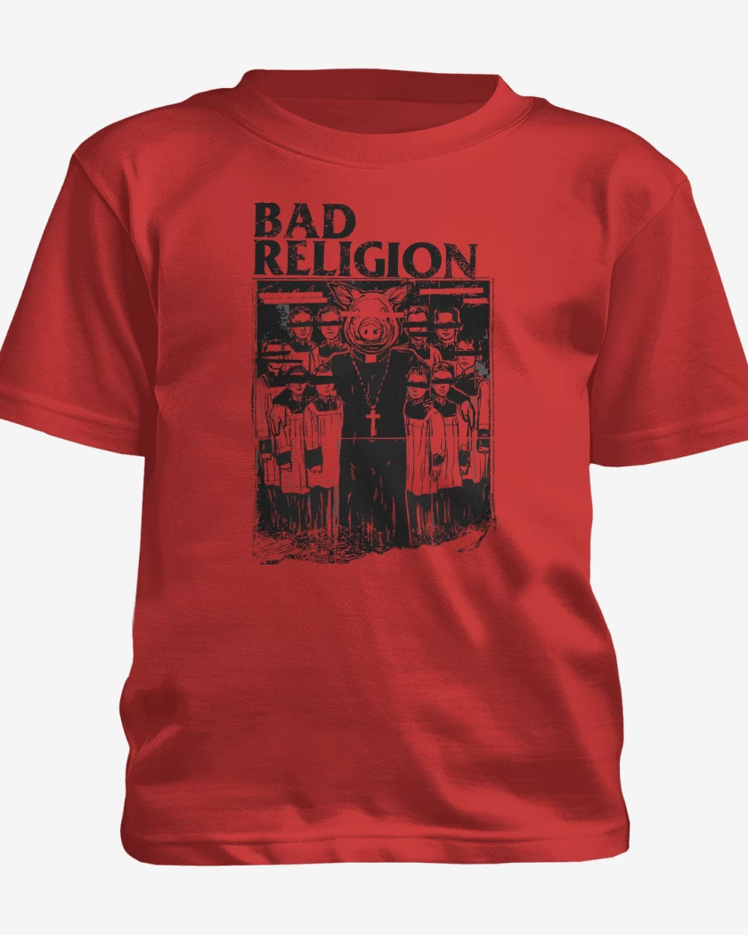 Polera de niño Rojo de Bad Religion Pig