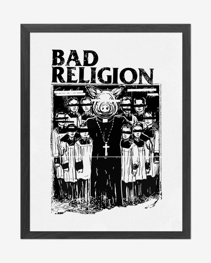 Cuadro decorativo Blanco de Bad Religion Pig