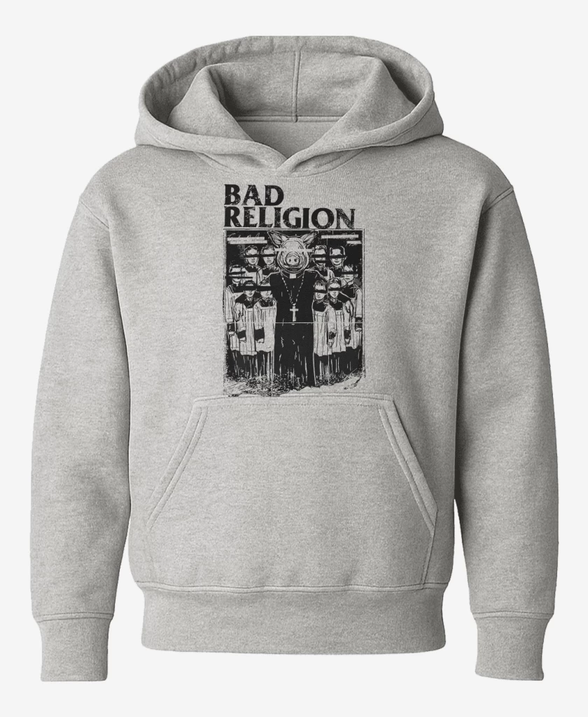 Poleron de niño Gris Melange de Bad Religion Pig