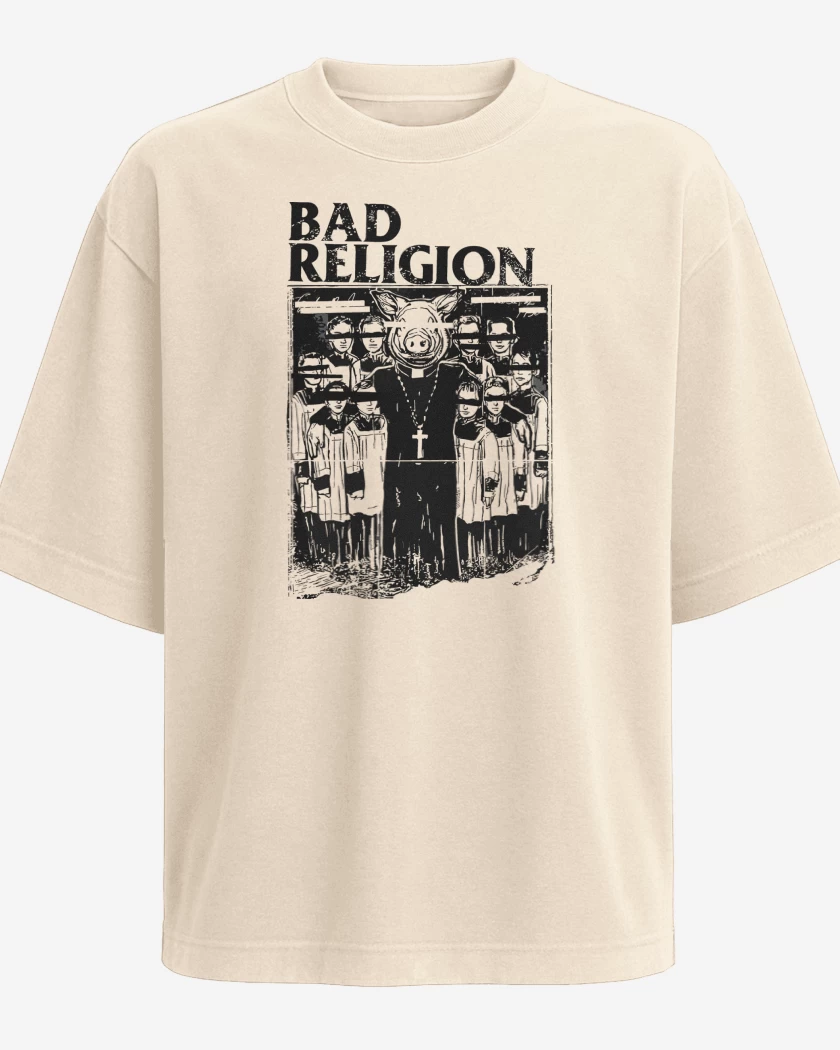 Polera Oversize Bad Religion Pig