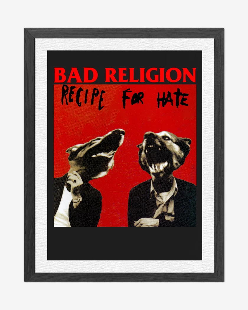 Cuadro decorativo Bad Religion Recipe For Hate 