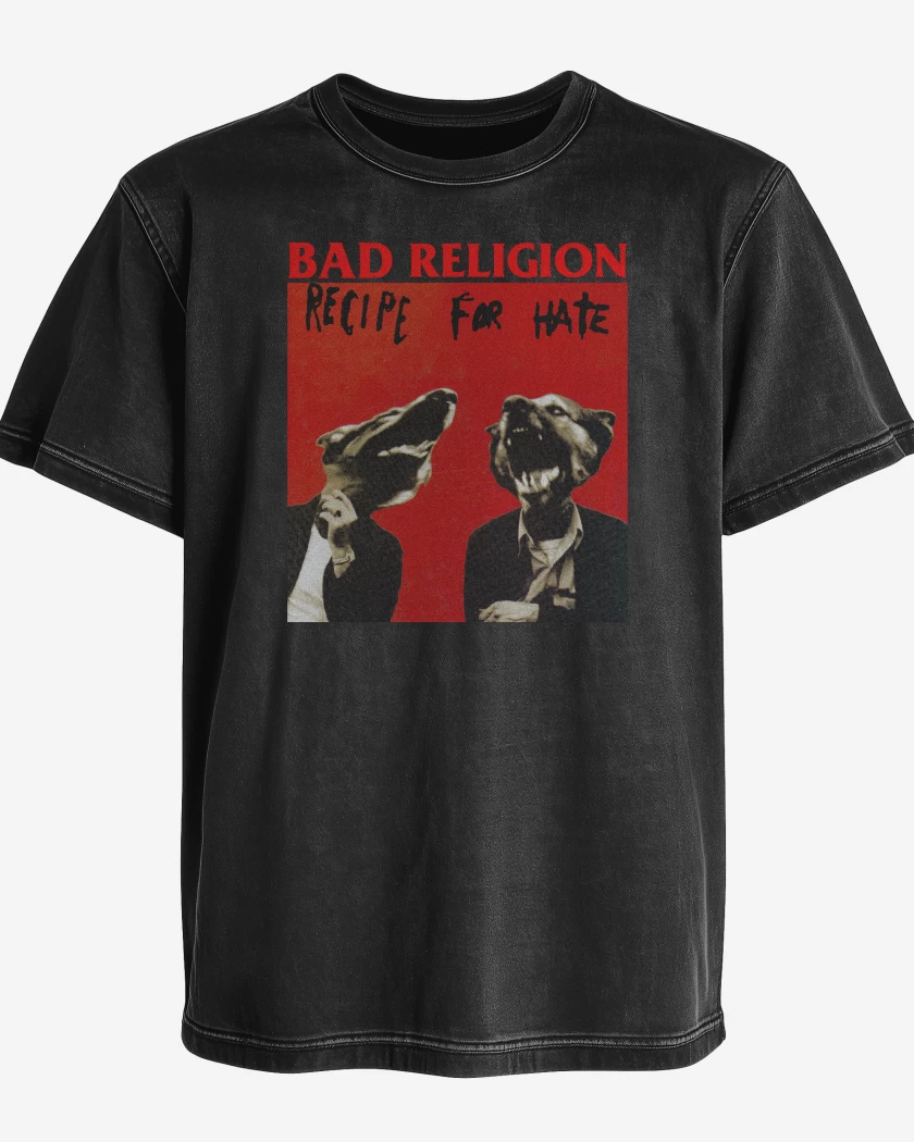 Polera desgastada Bad Religion Recipe For Hate 