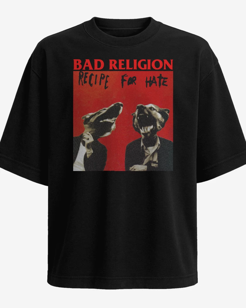 Polera Oversize Bad Religion Recipe For Hate 