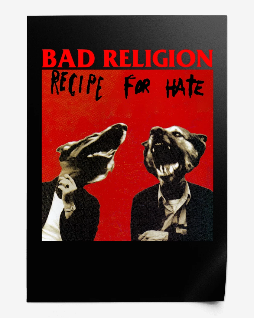 Print Bad Religion Recipe For Hate 