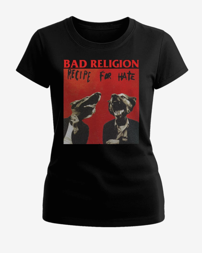 Polera de Mujer Negro de Bad Religion Recipe For Hate 