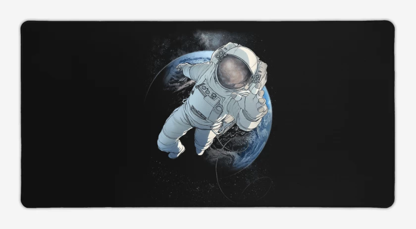 Mouse pad Gamer Negro de Espcaciofull color