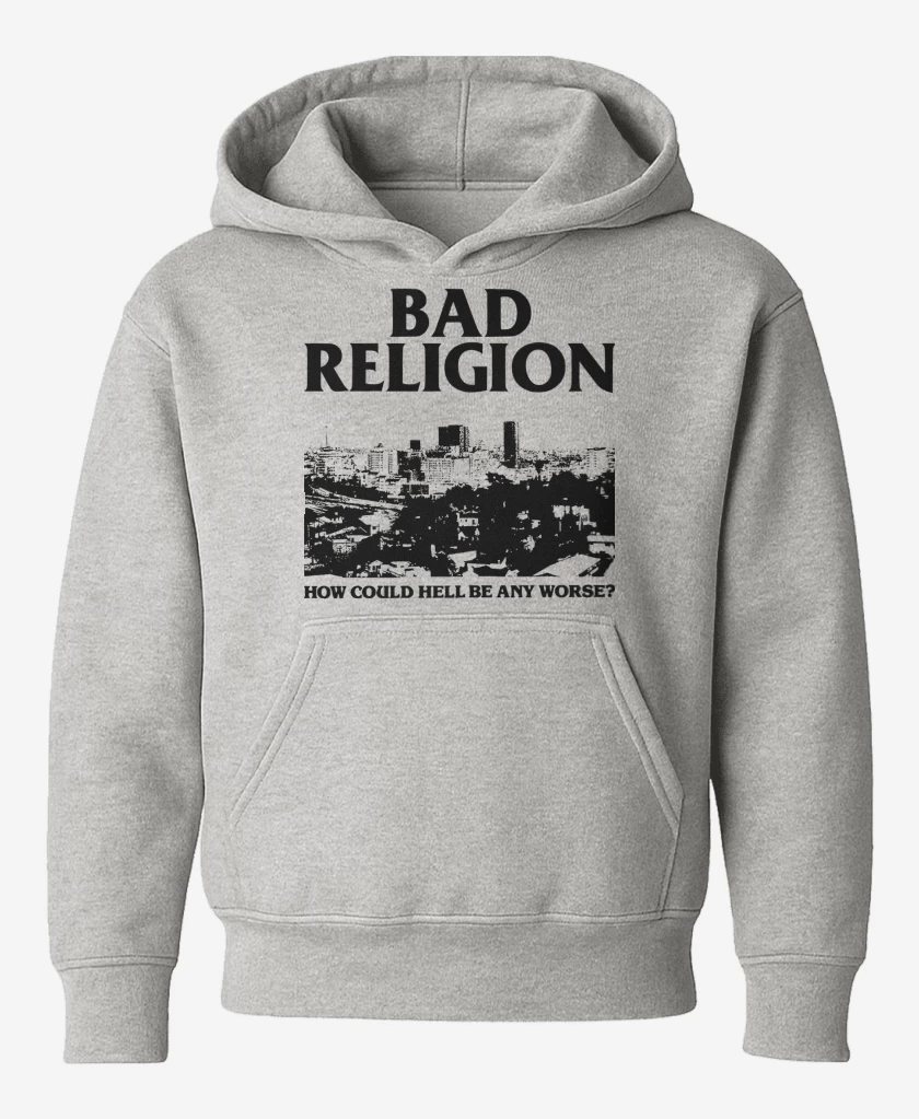 Poleron de niño Gris Melange de Bad Religion How Could