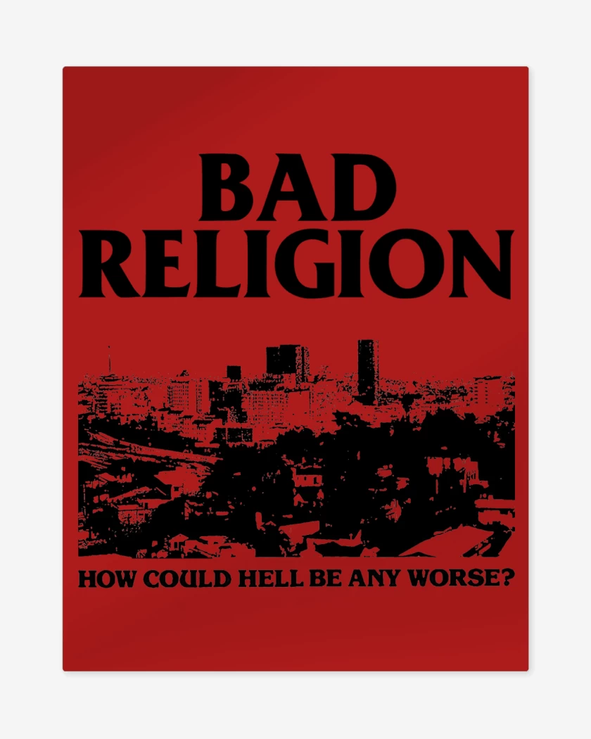 Print metalico Bad Religion How Could