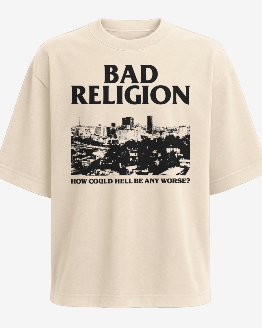 Polera Oversize Bad Religion How Could
