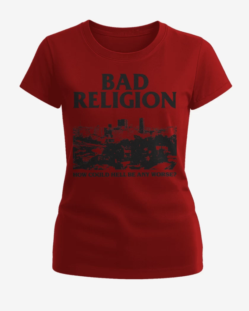 Polera de Mujer Rojo de Bad Religion How Could