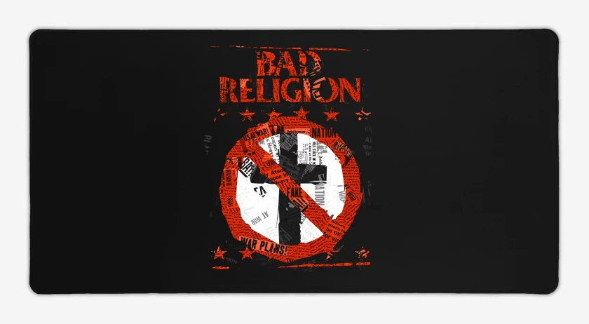 Mouse pad Gamer Bad Religion Cruz