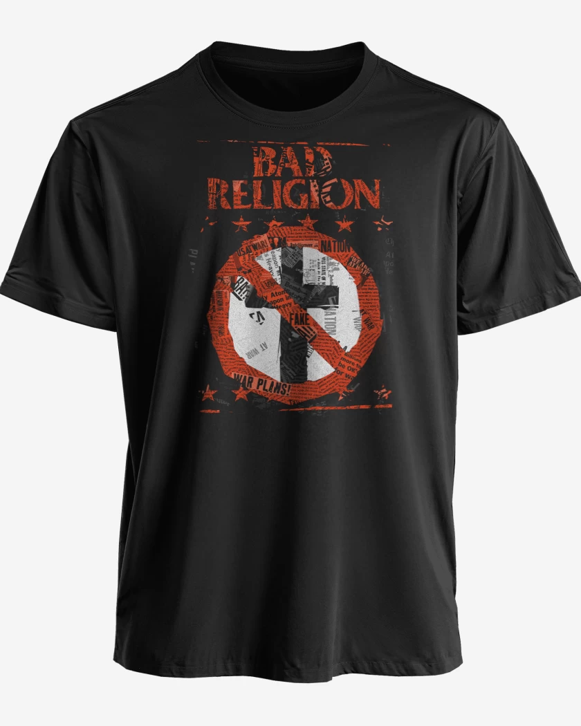 Polera premium Bad Religion Cruz