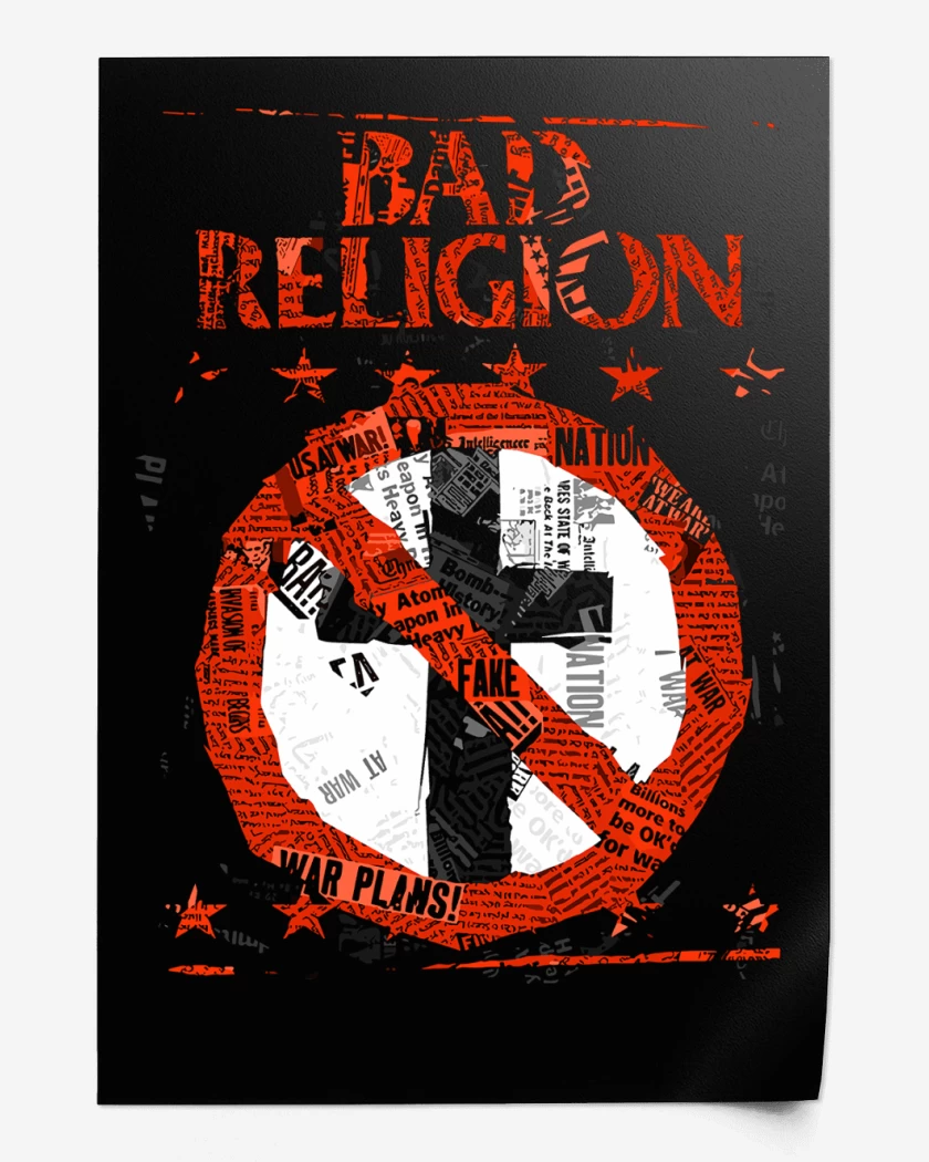 Print Bad Religion Cruz