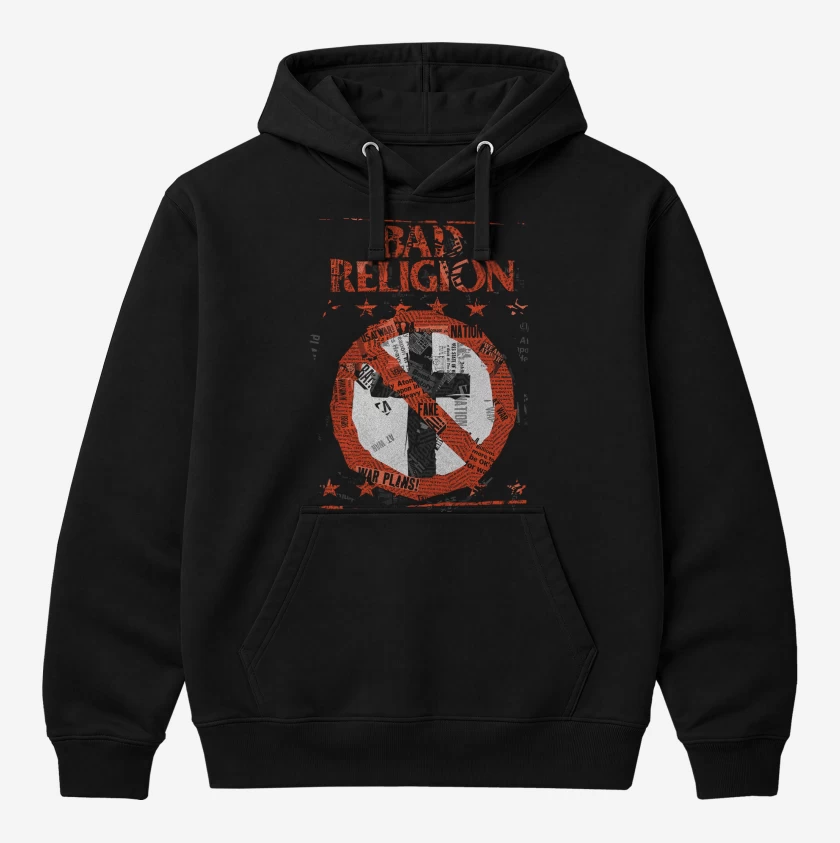 Polerón Canguro Bad Religion Cruz