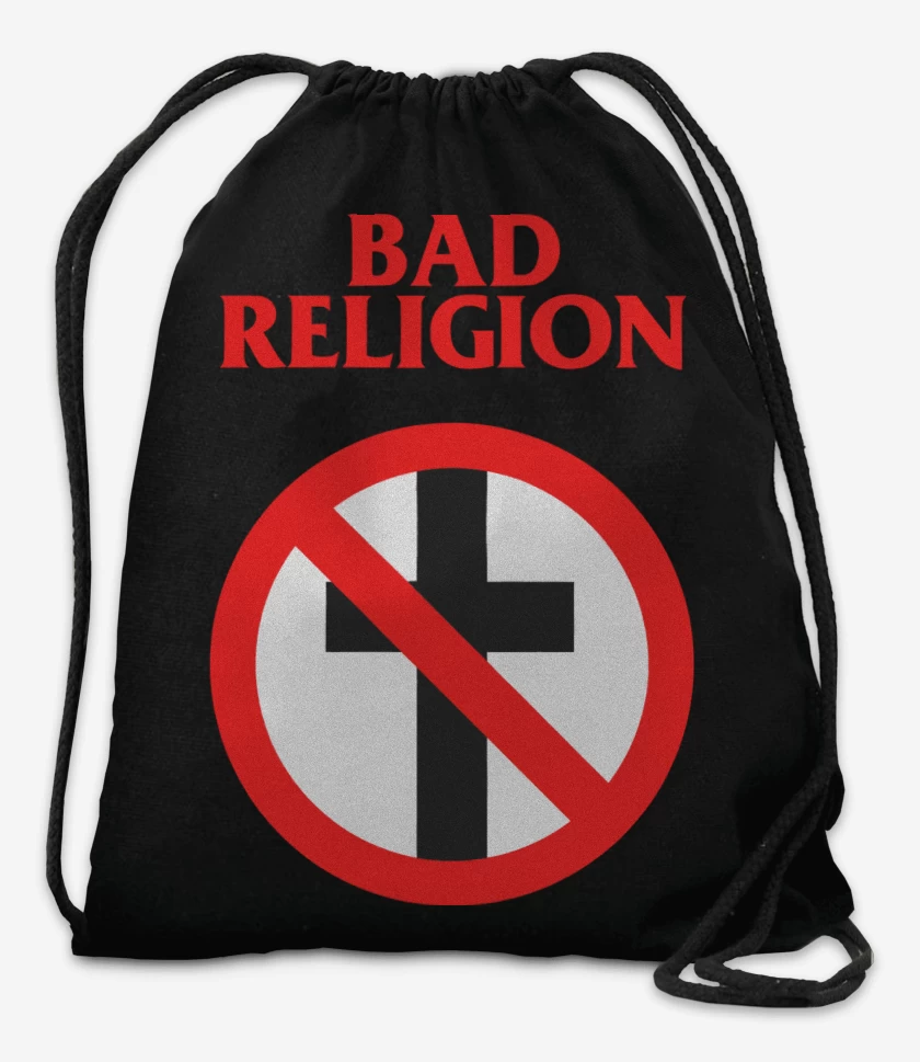 Mochila Negro de Bad Religion Logo