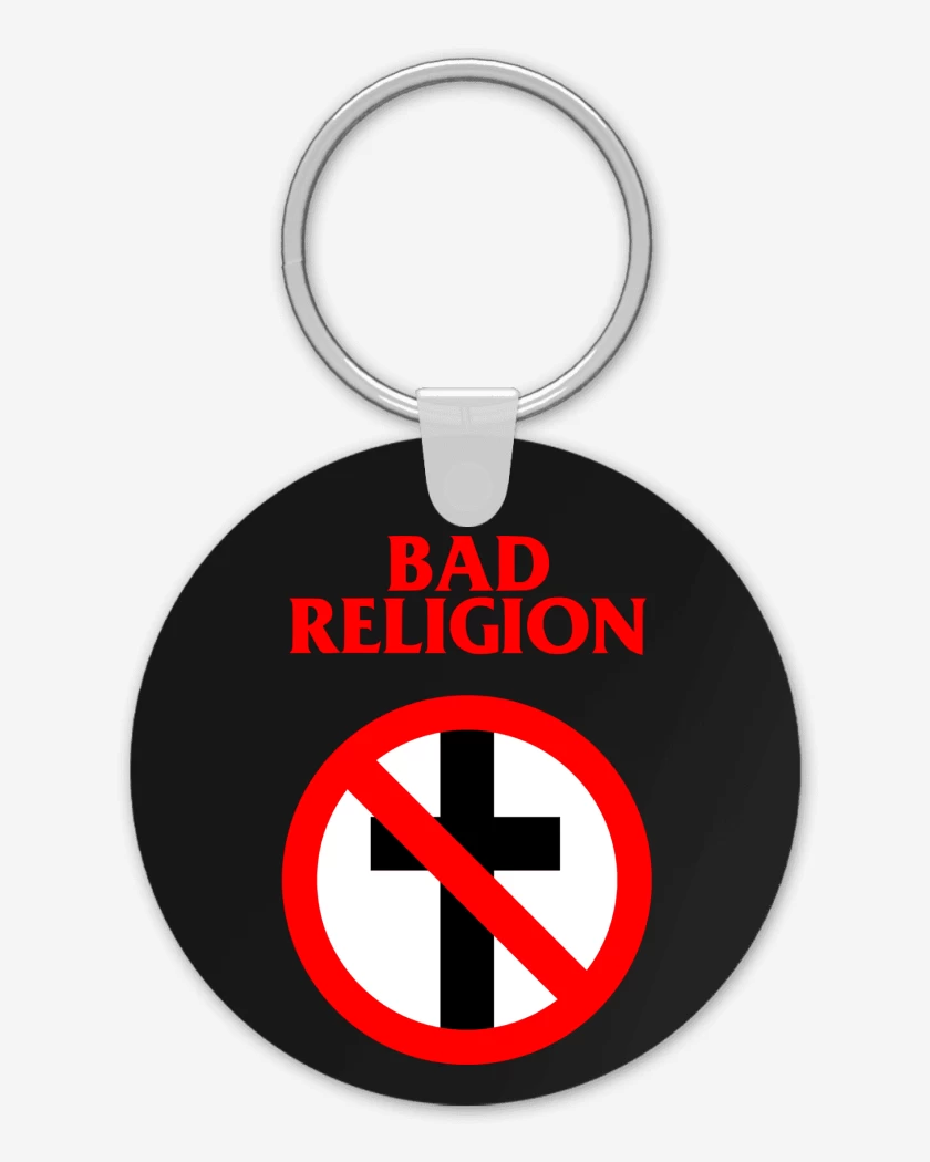 Llavero Negro de Bad Religion Logo