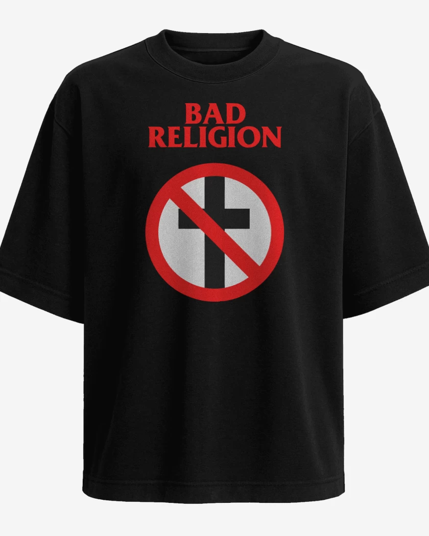 Polera Oversize Bad Religion Logo