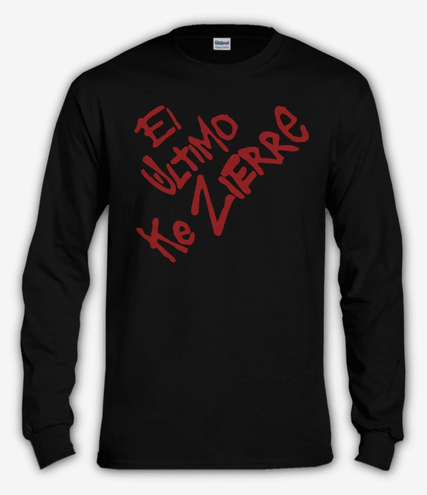 Polera manga larga Negro de El ultimo ke zierre