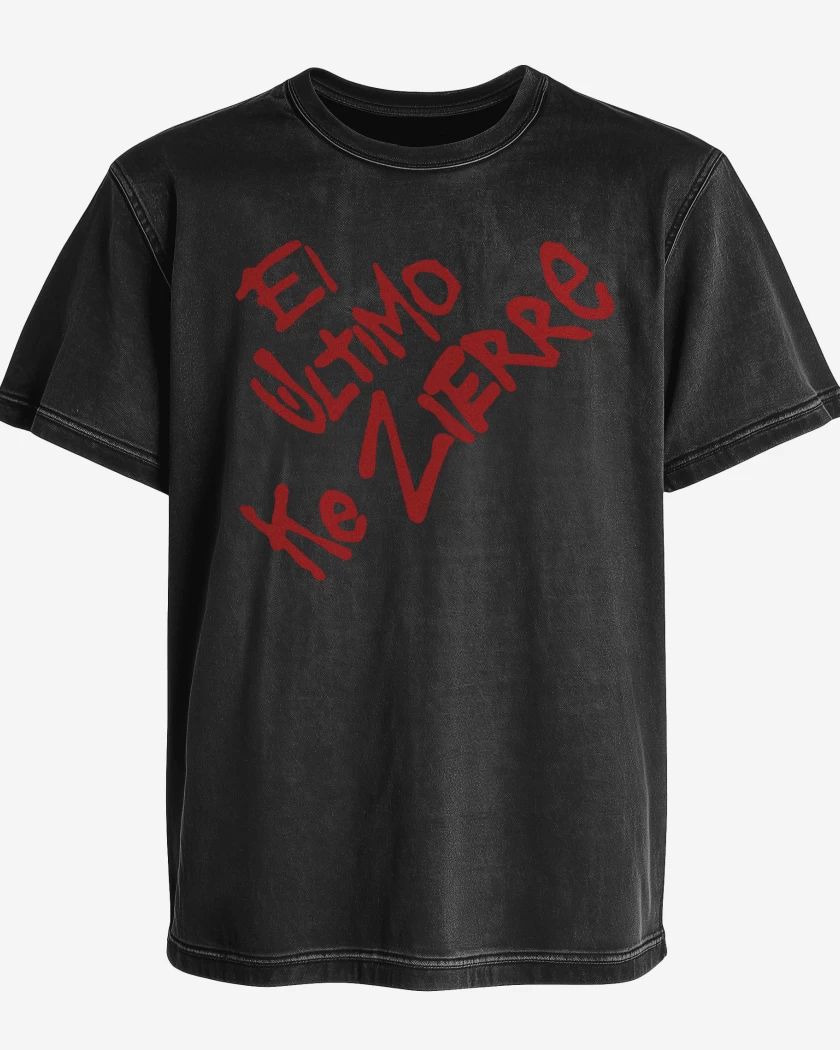 Polera desgastada El ultimo ke zierre