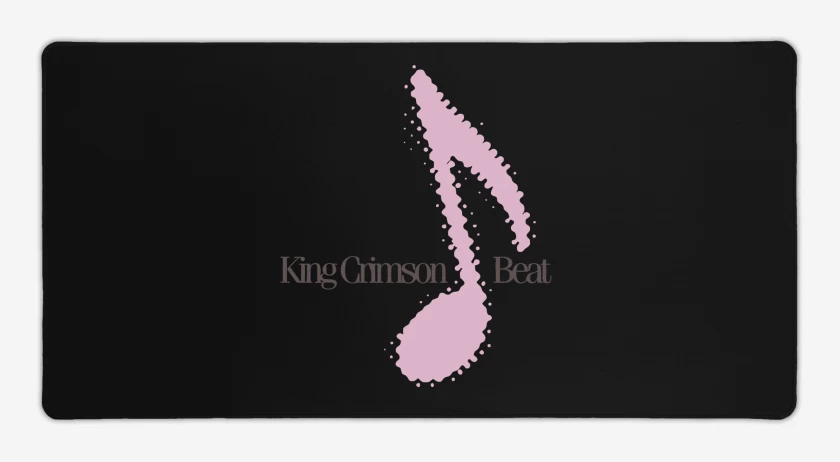 Mouse pad Gamer Negro de King Crimson Beat