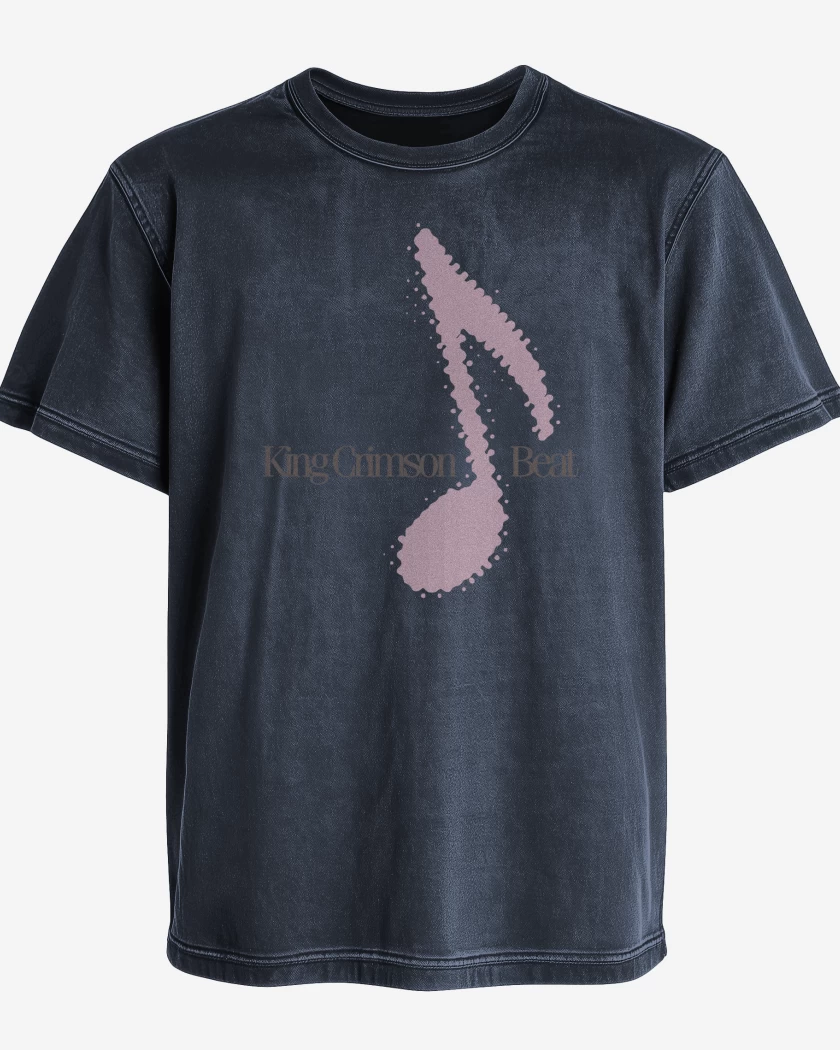 Polera desgastada King Crimson Beat