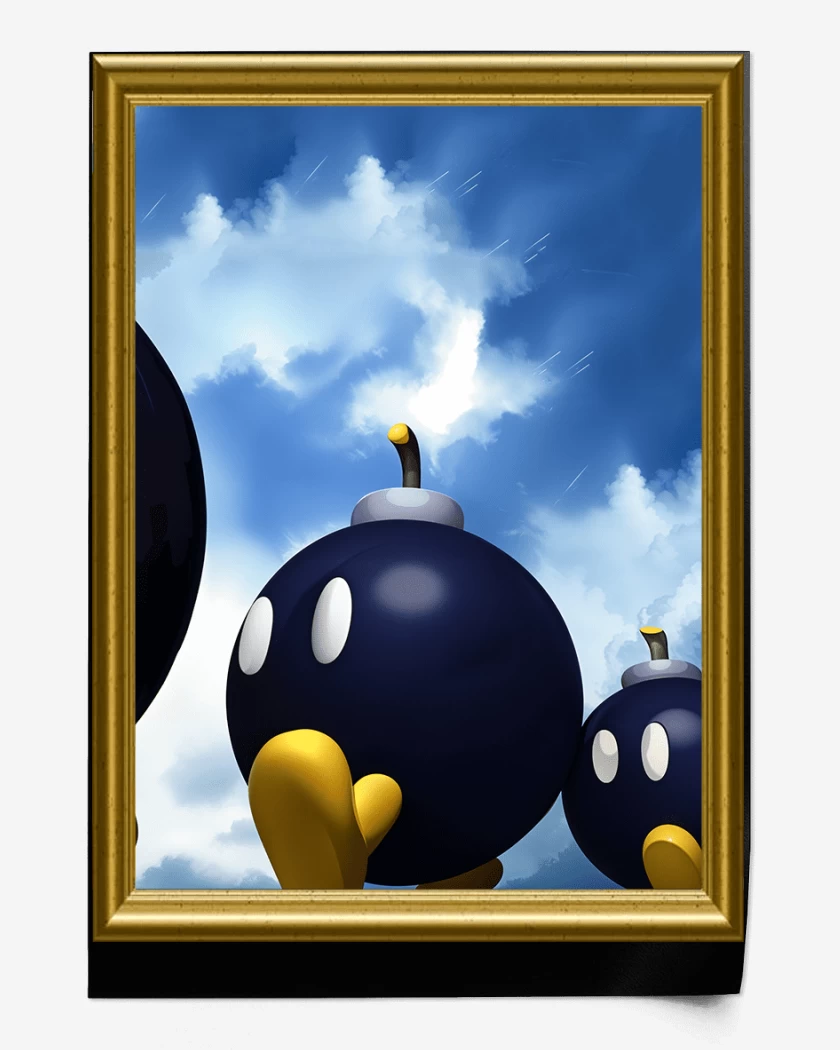 Print Bob-omb pintura