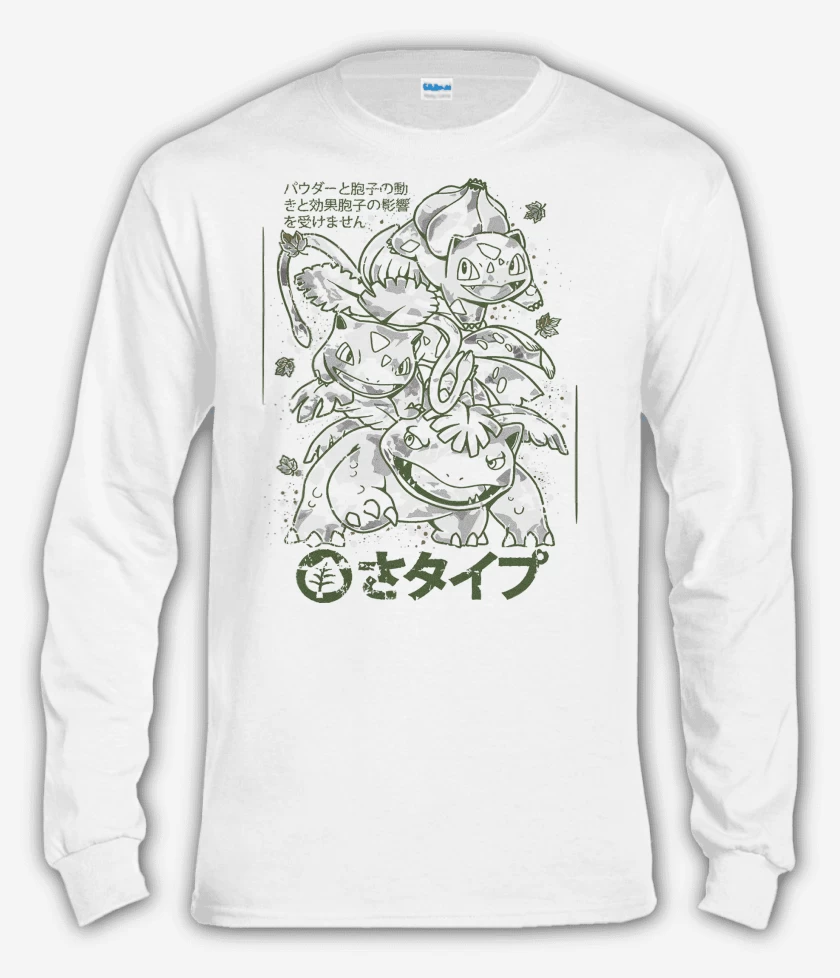 Polera manga larga Blanco de Team Planta