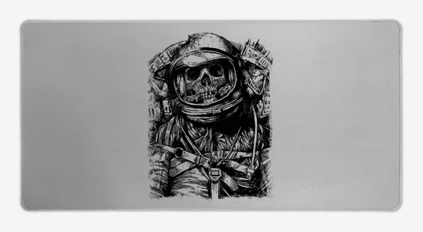 Mouse pad Gamer Gris Melange de Espacio 3