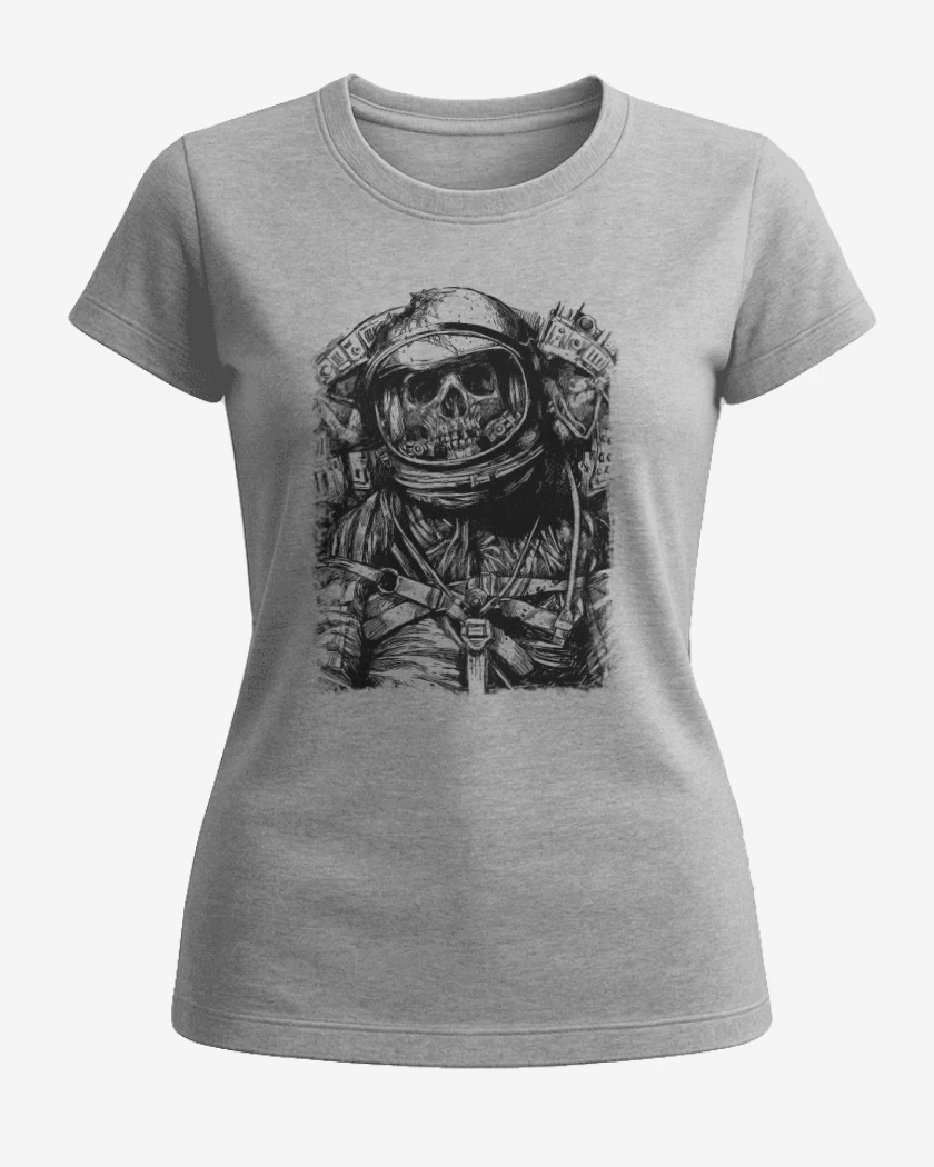 Polera de Mujer Gris Melange de Espacio 3