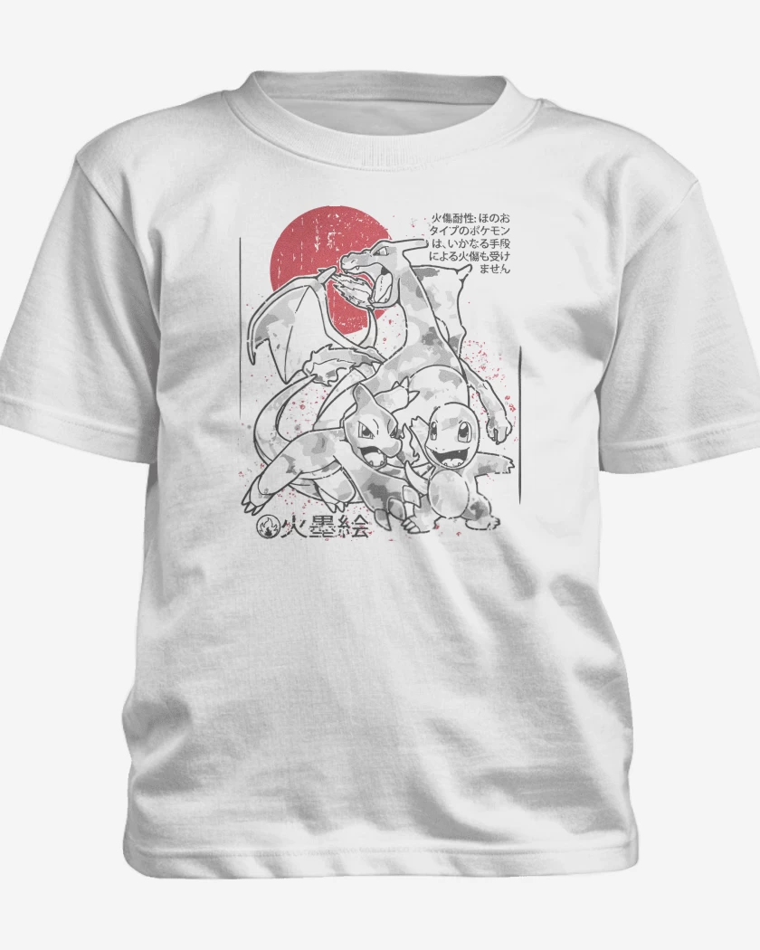 Polera de niño Blanco de Team Fuego