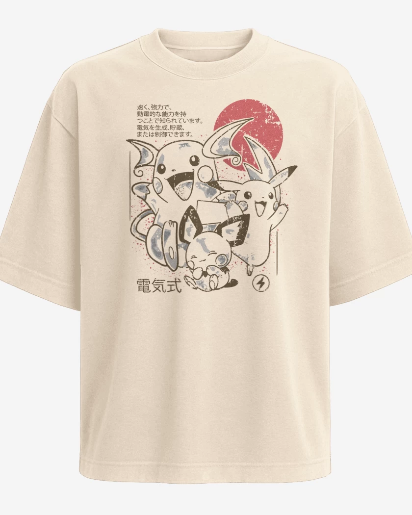 Polera Oversize Team Electricidad 