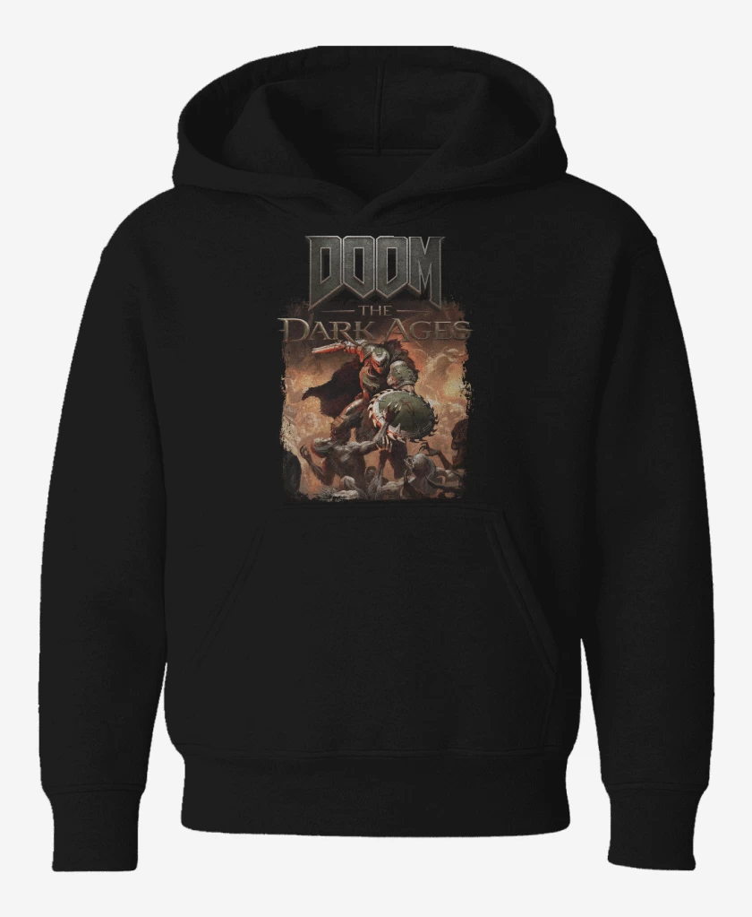 Poleron de niño Negro de Doom Dark Ages