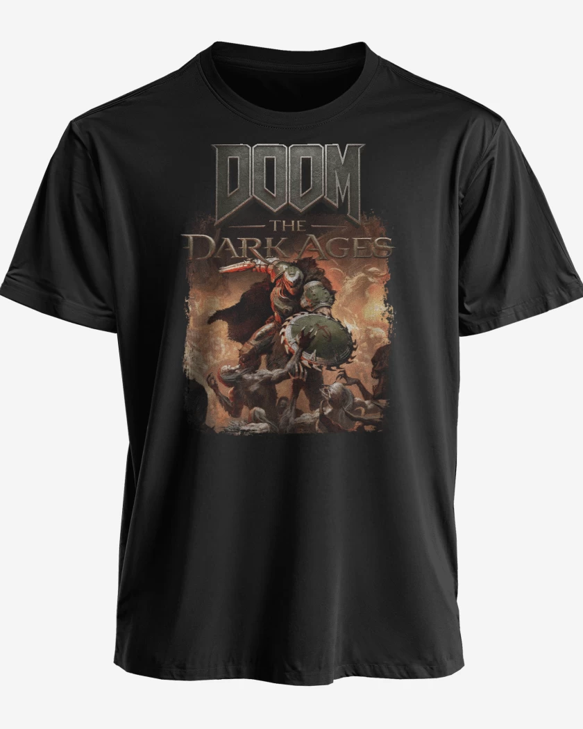Polera premium Negro de Doom Dark Ages